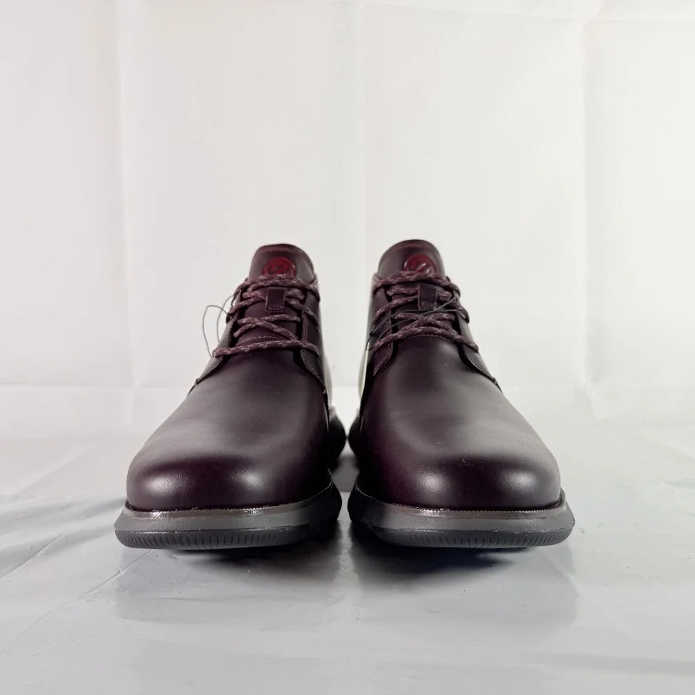 Cole Haan 4.ZERØGRAND Waterproof Chukka Boot Men's 10 W Pinot Magnet C34855
